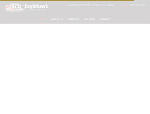Tablet Screenshot of eaglehawkent.com